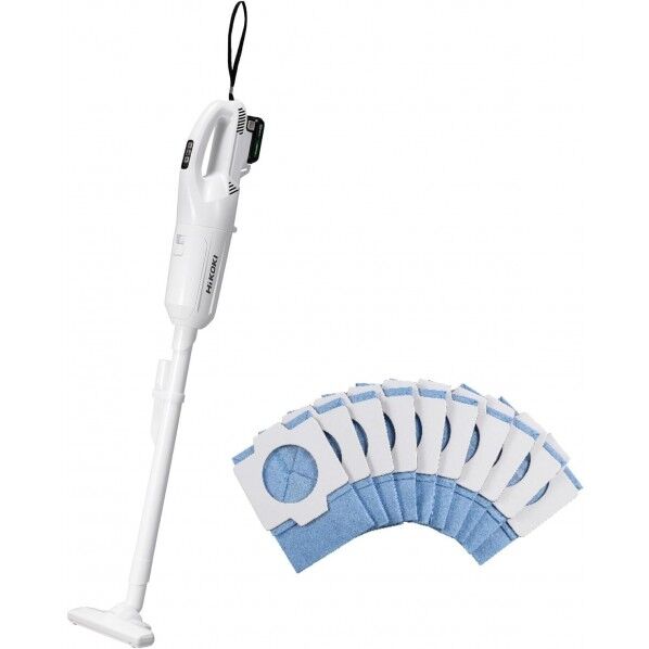 HiKOKI(ハイコーキ) 10.8V 紙パック式クリーナー フルセット(電池1個) R12DPA (BSW) 1台...