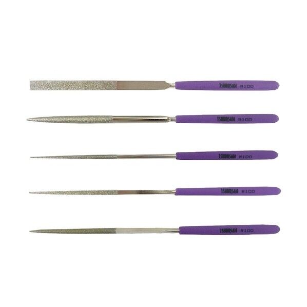 ダイヤモンドヤスリ S-10 セット #100-50L DSST1000 5本...