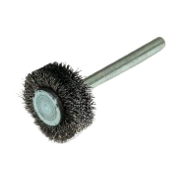 軸付ホイールブラシ 軸付スーパーミニホイールブラシ 15x6x3x40 SUS-0.1 WSSM-015 1個