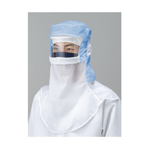 シールド装着対応フード シールド穴通し仕様 FD4008 ブルー LL FD4008-02-LL 1点...