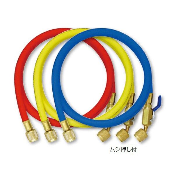1/4 チャージングホースプラス2 ボールバルブ付