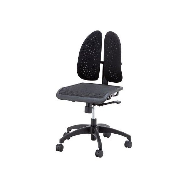 バック楽チェア(腰サポート) 肘掛なし WR-920 4-2383-01 1個