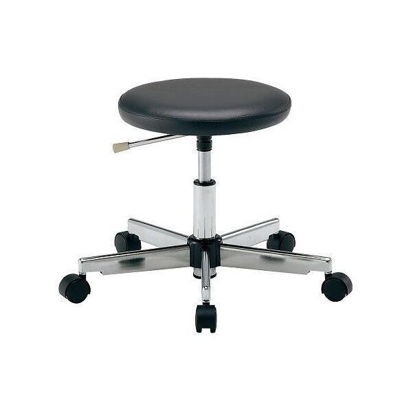 カラフルラウンドチェア LRN-BK ブラック 4-2543-01 1個