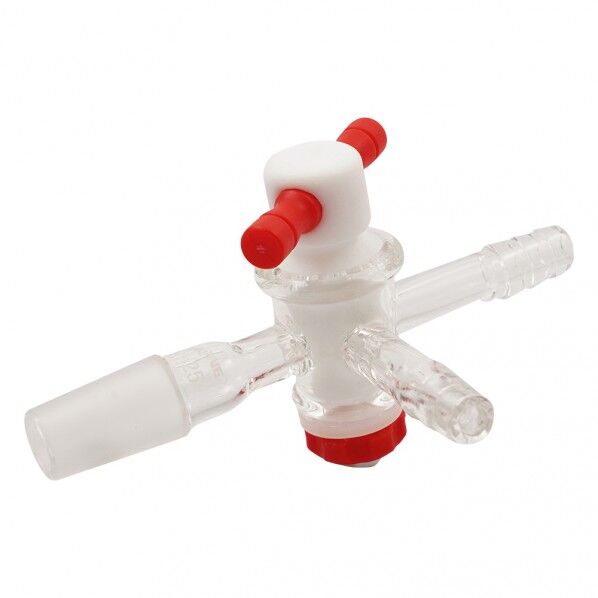 三方コック PTFEタイプ 15/25 TC1525 4-2660-01 1個