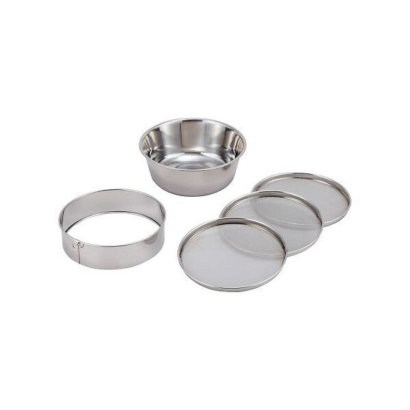 ステンレスふるいセット(枠・アミ・受け器セット)