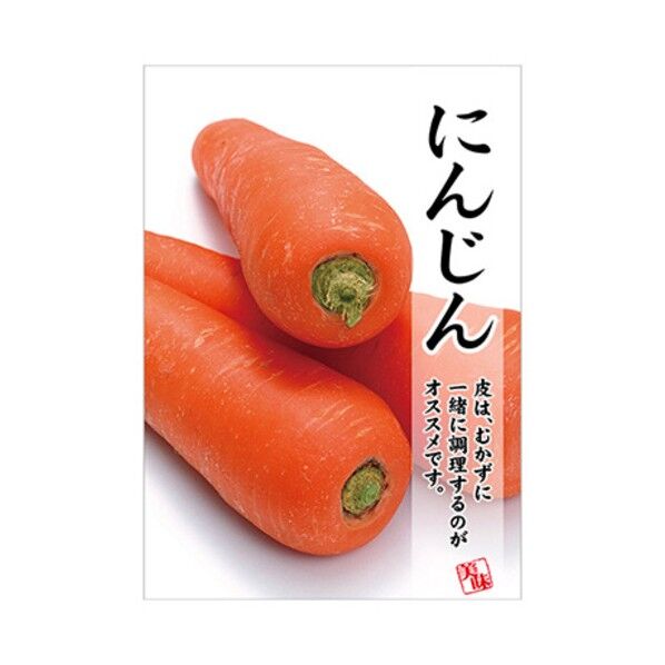 年間タイトルポップ ポスターファクトリー ニンジン A3 AS9-0356