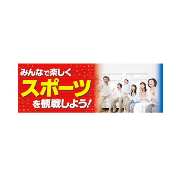 年間タイトルポップ ポスターファクトリー パラポスター スポーツを観戦しよう！  30×90cm BA9-0069