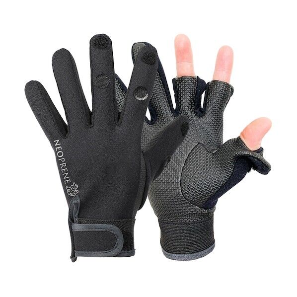 0422 フィッシンググローブ ブラックL 0422 BK-L 2枚...