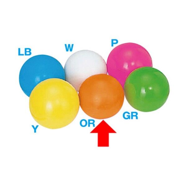 トレード 年間タイトルポップ 特大ガラポン用抽選球 VK8-0040OR オレンジ 6300053231 1個...