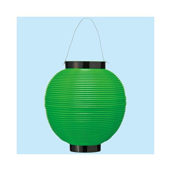 トレード 年間タイトルポップ ポリ八寸丸提灯 TA8-7009GR グリーン 6300053252 1個...