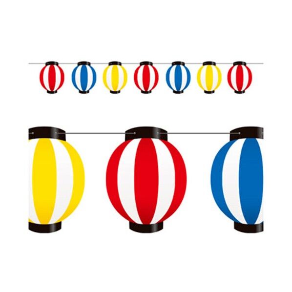 トレード 年間タイトルポップ 提灯ガーランド FE8-0002 6300053258 1本...