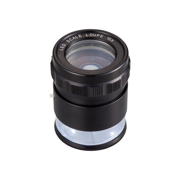 LEDライト付スケールルーペ 10× MG7174 4-2548-01 1個
