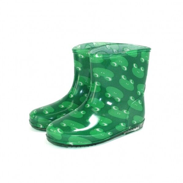 キッズレイン14かえるグリーン