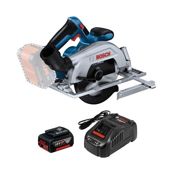 18Vコードレス丸のこ+バッテリー充電器セット GKS18V-57-2HSET 1S...