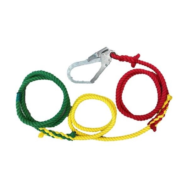 色付き介錯ロープ 12mm×5m 36-9358 1本...