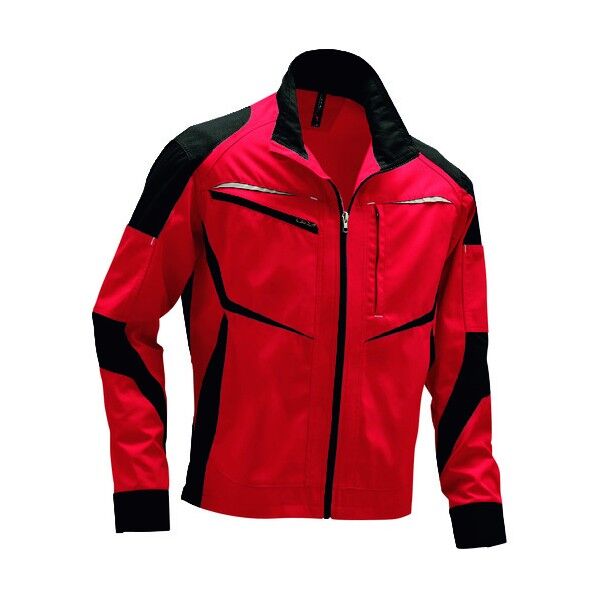 ブルゾン Sサイズ レッド×ブラック EBA206-45-S 1点