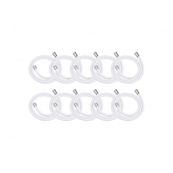 ガオナ LIXIL(INAX)用シャワーホース 1.6m (取付簡単) ホワイト GA-FF032 10本