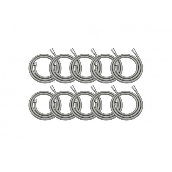 ガオナ LIXIL(INAX)用シャワーホース (取付簡単) シルバー GA-FF034 10本