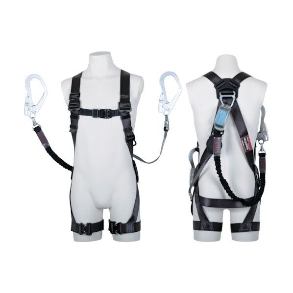 黒影ハーネス (ワン・ハンド巻取式ランヤード2本タイプ)