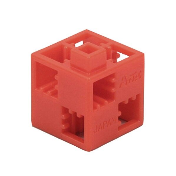 アーテック ブロック 基本四角 ブロック基本四角:W20×H20×D20mm 赤 77735 24ヶ組