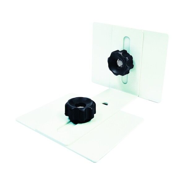 ティーエフサービス 家具・キャビネット転倒防止粘着金具 ティープレート(ホワイト) 耐荷重約360kg(2個使用時) 袋詰めタイプ TP-7090WF 2個...