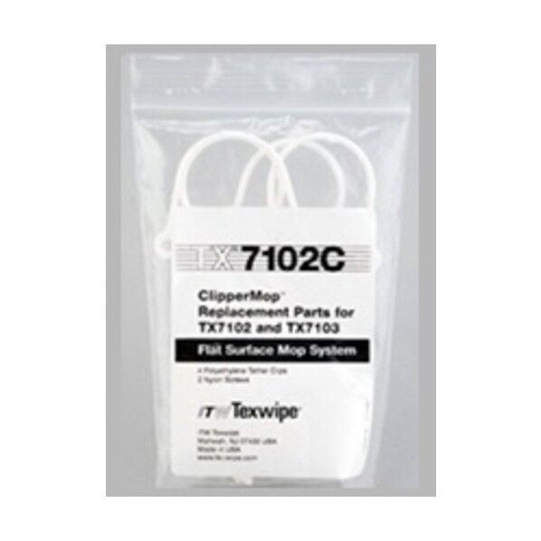 クリーンルームモップ(ClipperMop)交換用固定クリップ・ネジセット TX7102C 3-6853-13 1セット