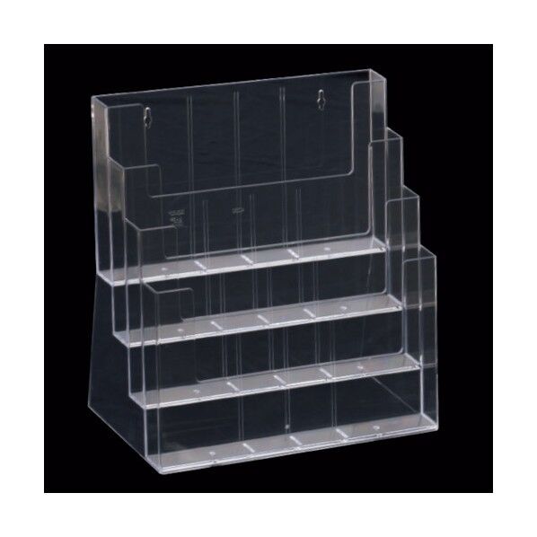 カタログホルダー 4C330 A4ヨコ 4段