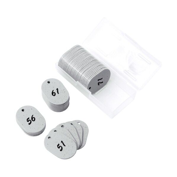 グラニット番号札 51～100  グレ- 11803GRY 50枚