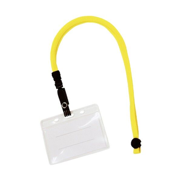ジョイントストラップ名札 B型(バンド)イエロー 31275YLW 1点...