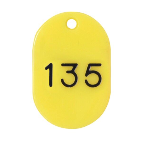 スチロ-ル番号札小101～200  黄 56804YLW 100枚