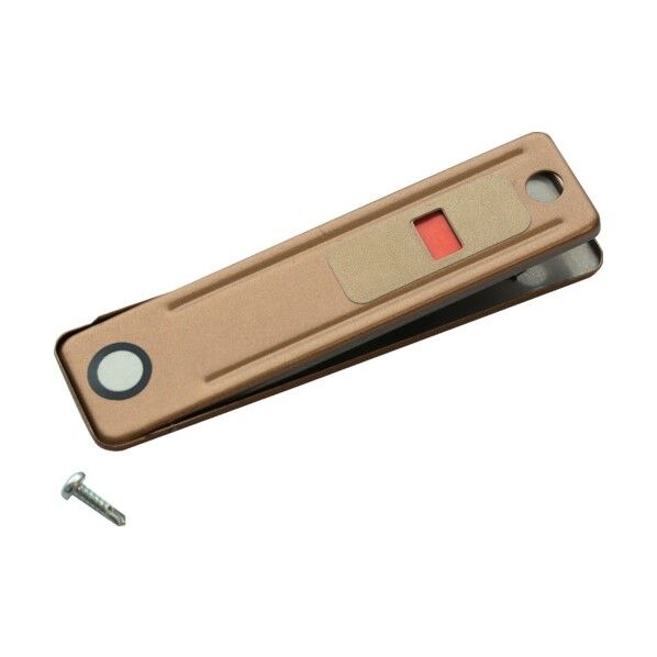 お知らせ窓付き ワンタッチロック 大 ブロンズ N-1187 1個