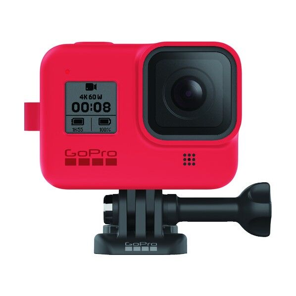 ウェアラブルカメラ用オプション スリーブ+ランヤードforHERO8 ファイヤークラッカーレッド AJSST-008 1個