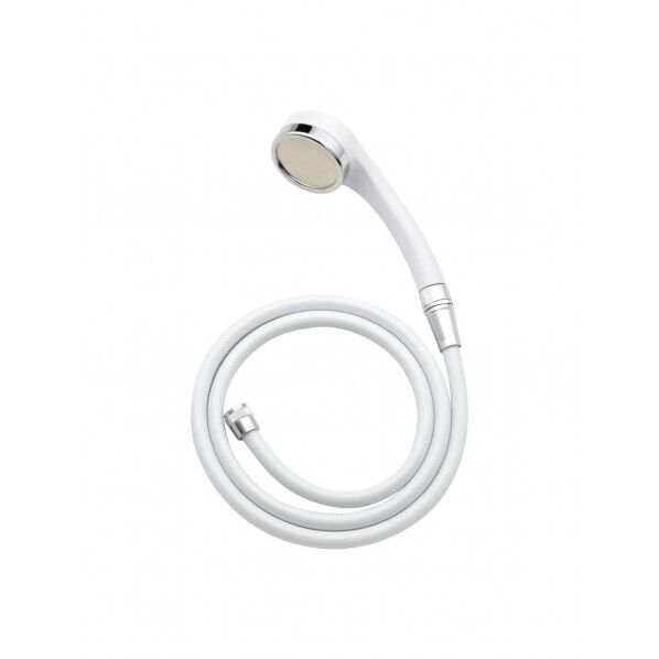 これカモ シャワーヘッドとホースのセット 節水 大型 (スムーズアダプター付 回りやすい)