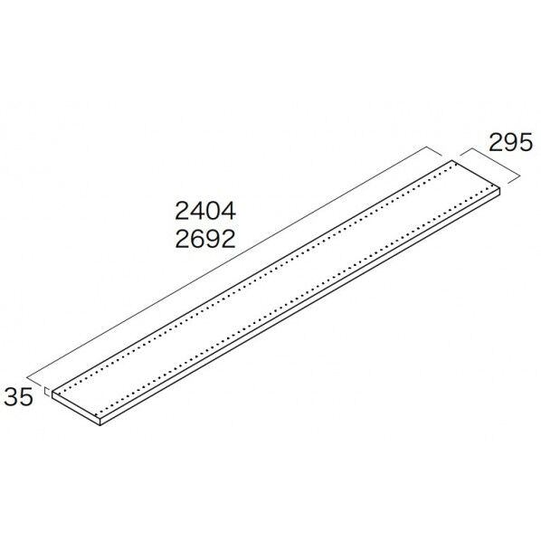 ブックシェルフ収納 フィクサス 側板