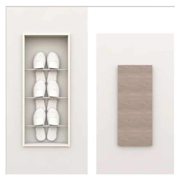 壁厚ニッチ収納 アドキューブ 玄関(スリッパ)