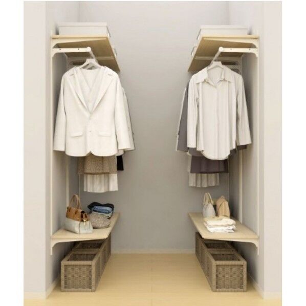 棚収納 ランバーシリーズ ウォークインクローゼット II型 1坪(6尺×6尺) アートランバー