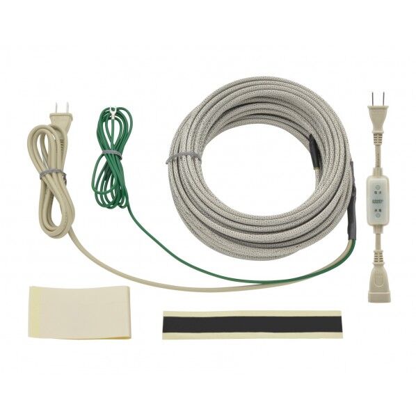 これカモ 凍結防止ヒーター (金属管・樹脂管兼用) 15m GA-KE019 1ヶ