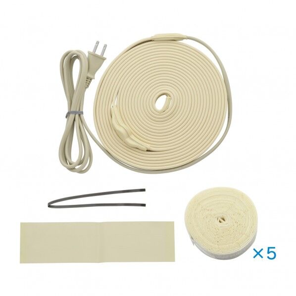 これカモ 凍結防止ヒーター サーモスタットつき 10m GA-KE021 1ヶ