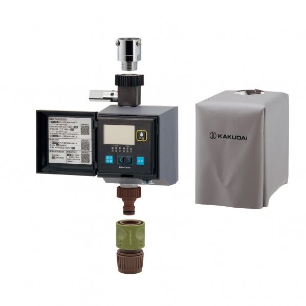 潅水コンピューター 自動散水タイマー 凍結防止機能つき 保護カバーつき