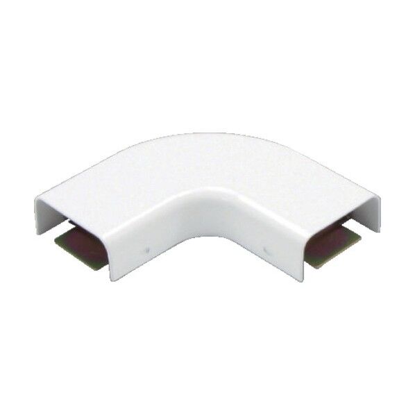 メタルモール付属品 フラットエルボ A型 ホワイト A1032 1個