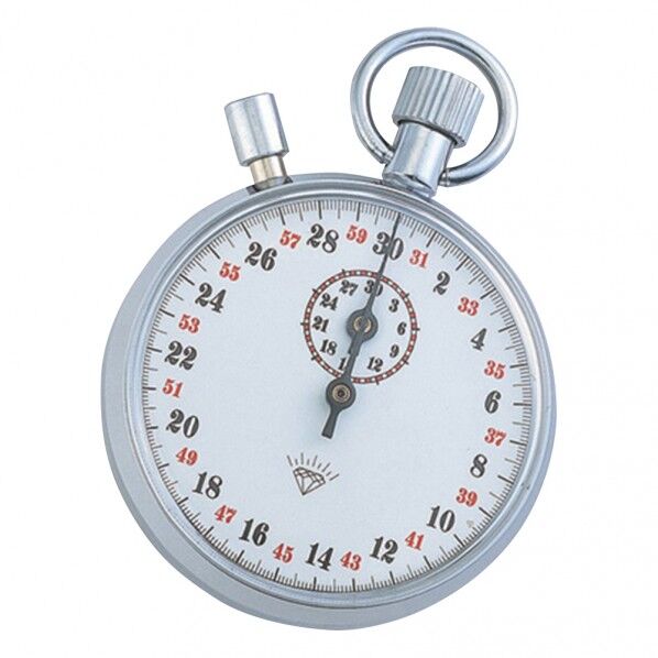 ストップウォッチ(手巻き式)30分計 校正証明書付 833
