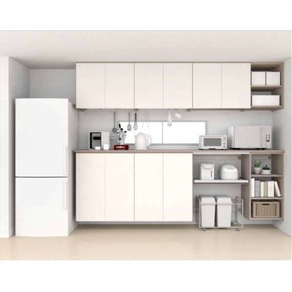 キッチン開戸収納 シェフモ ハイカウンタープラン 9尺