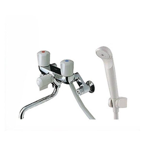 壁付ツーハンドル混合栓 バス用サーモスタット混合栓 TMS20CZ 1個