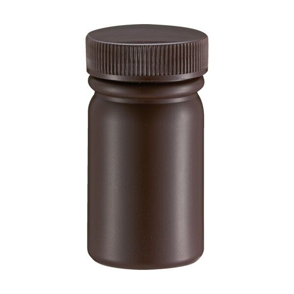 瑞穂化成工業 広口茶色瓶50ml 0082BR 1点