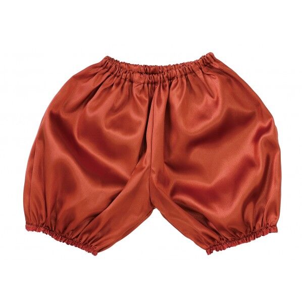 ソフトサテン かぼちゃパンツ C 茶