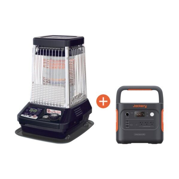 【期間限定キャンペーン】 ブルーヒーター+ジャクリポータブル電源セット コズミックブルー FM10F3AJE2000DSET 1S
