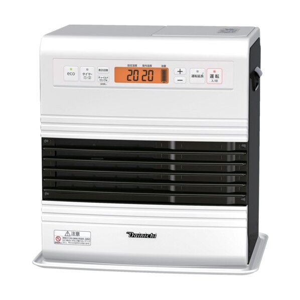 石油ファンヒーターFW-3725GR-ホワイト 0014120 スノーホワイト FW-3725GR-W 1台