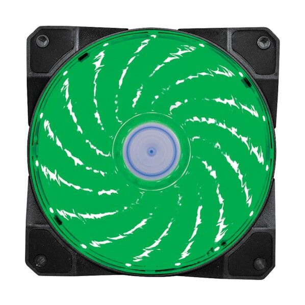 オウルテック LED付ケース用FAN 12cm25mm厚 グリーン OWL-FE1225LL2-GN 1点