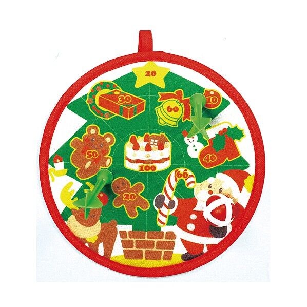 クリスマスダーツ 的:φ222×5mm 3037 1個