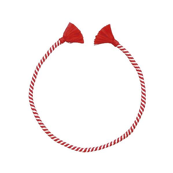 かんたんねじりはちまき 赤/白 φ10×全長980mm 3370 1個